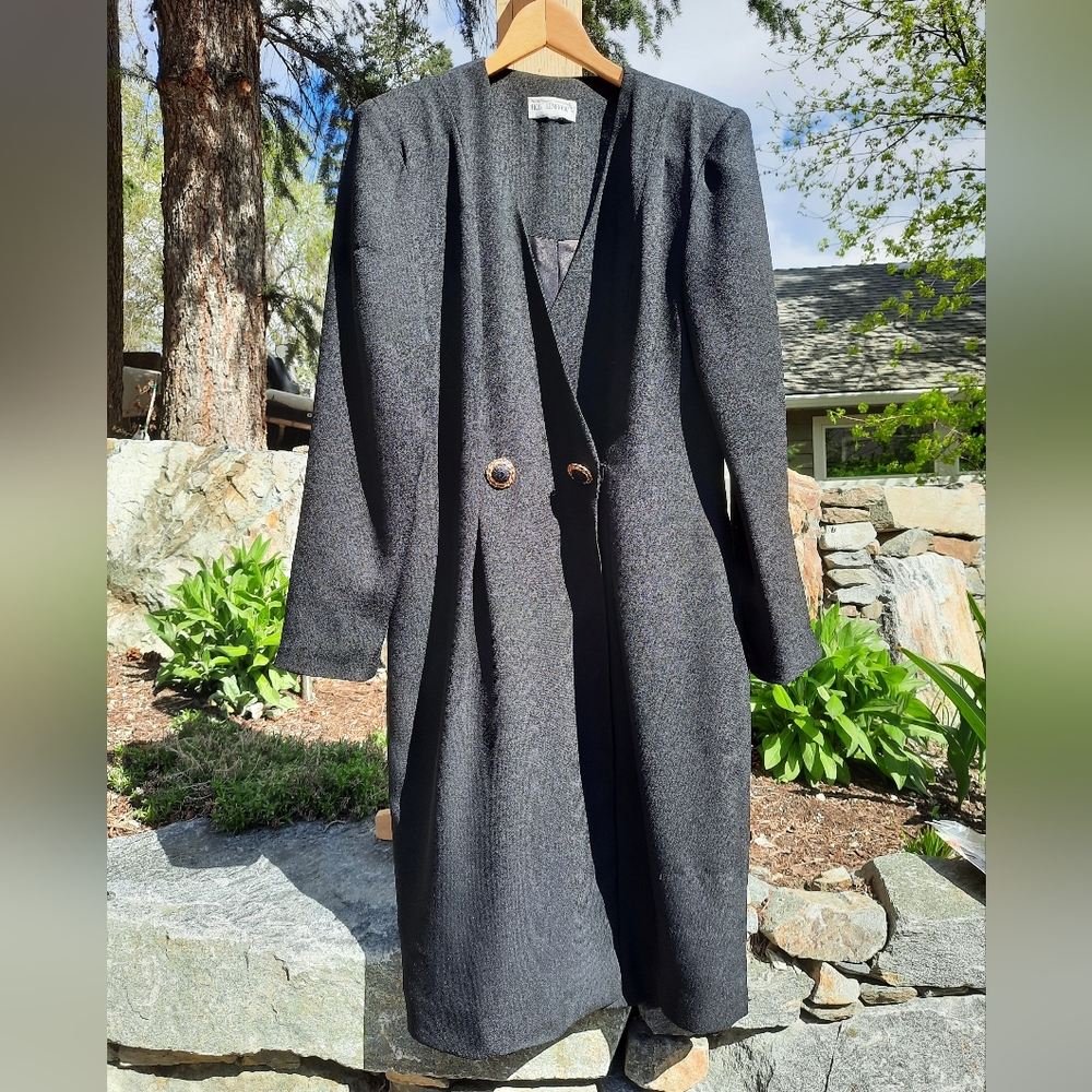 Stunning VTG Holt Renfrew Double Breasted Blazer Jacket Dress